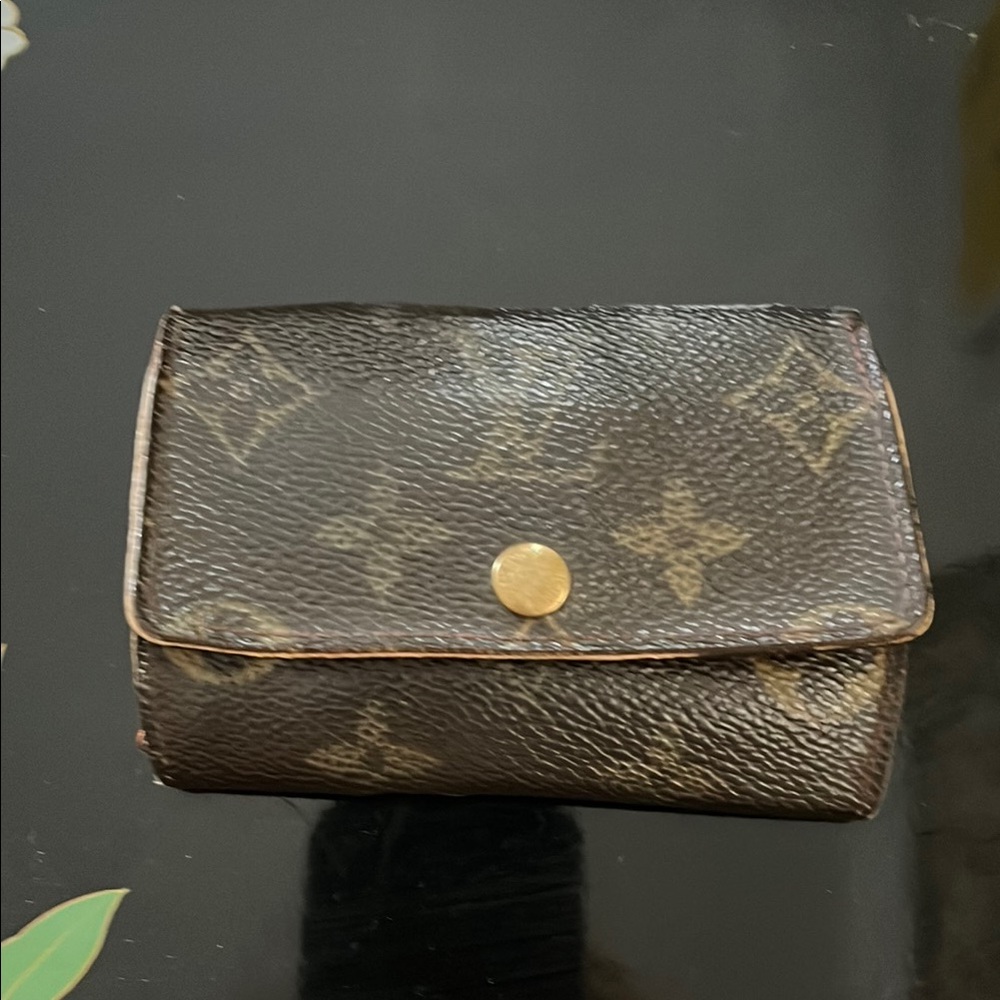 Louis Vuitton Brown Key & Card Holder Monogram